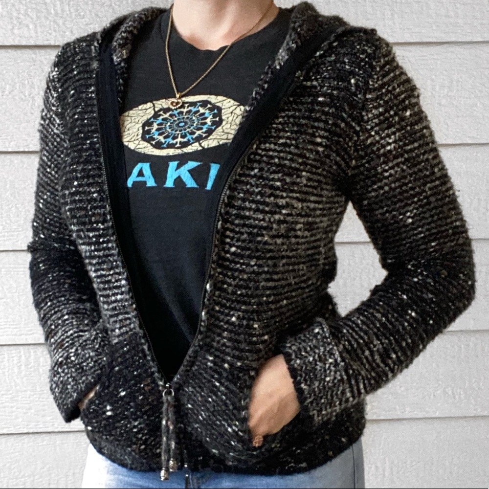 BGBG Maxazria Knit Zip-up Hoodie